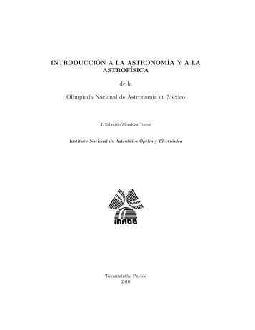 IntroducciÃ³n a la astronomÃ­a y astrofÃ­sica - inaoe
