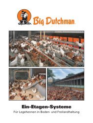 Ein Etagen Bodenhaltungssysteme - Inauen | Big Dutchman