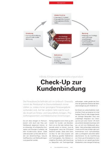 Check-Up zur Kundenbindung - InBody