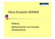 Maria Elisabeth BERNER - Netzwerk 