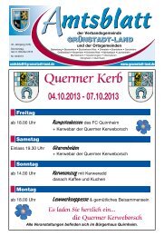 KW 40 Gruenstadt.pdf - Verbandsgemeinde Grünstadt-Land