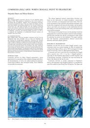 commedia dell'arte: when chagall went to frankfurt - incca