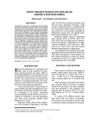 genetic similarity revealed with rapd and daf markers in some maize ...