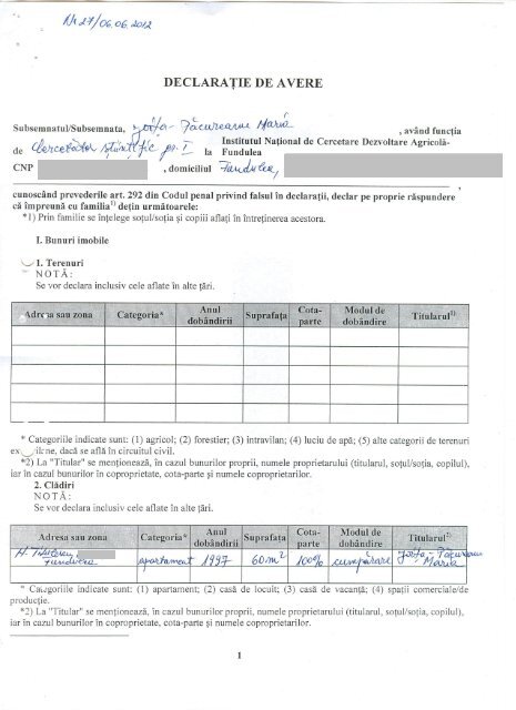 Joita-Pacureanu Maria - Institutul National de Cercetare - Dezvoltare ...