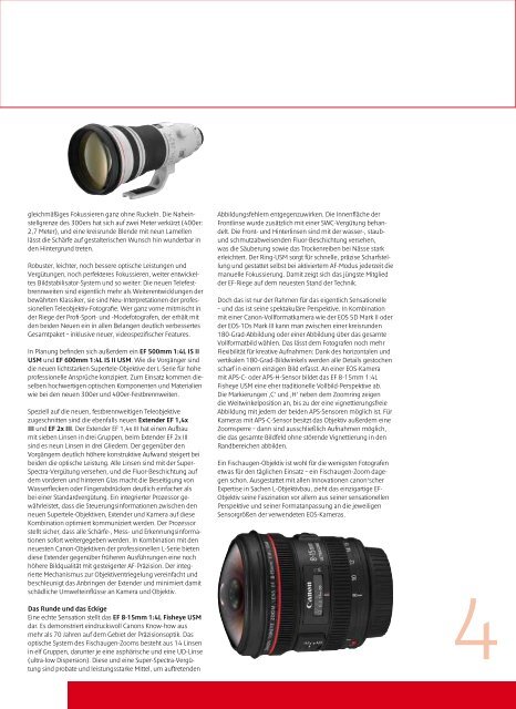 Das Magazin für Professionals - Canon Deutschland