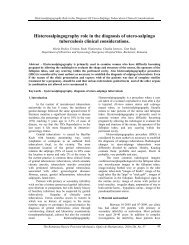 Histerosalpingography role in the diagnosis of utero ... - incdmtm