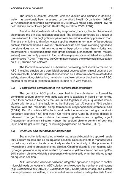 Who Food Additives Series 59 Safety Evaluation Of ... - ipcs inchem