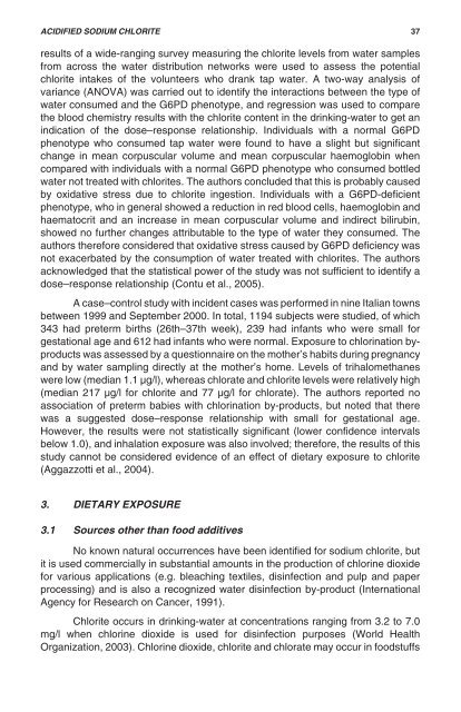 Who Food Additives Series 59 Safety Evaluation Of ... - ipcs inchem