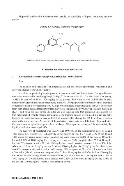 Pesticide residues in food â 2006: Toxicological ... - ipcs inchem