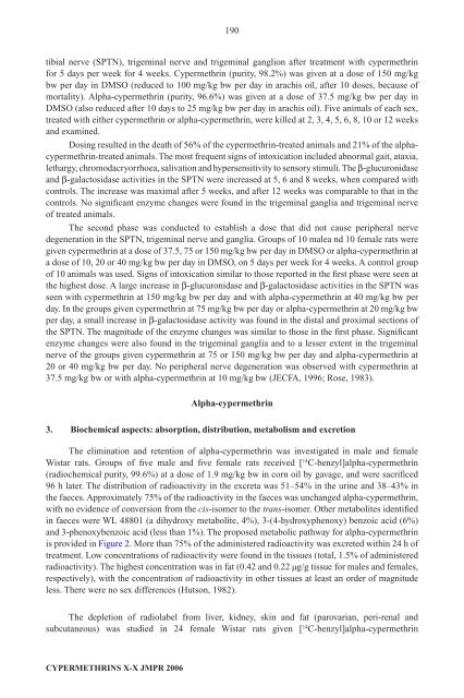 Pesticide residues in food â 2006: Toxicological ... - ipcs inchem