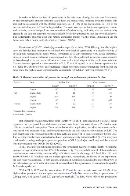 Pesticide residues in food â 2006: Toxicological ... - ipcs inchem