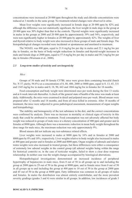 Pesticide residues in food â 2006: Toxicological ... - ipcs inchem