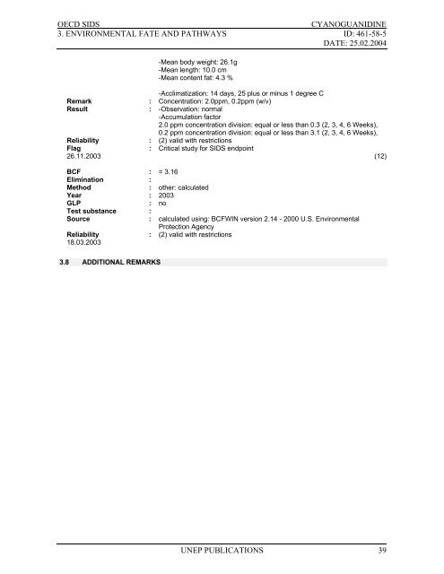 Cyanoguanidine CAS NÂ°: 461-58-5