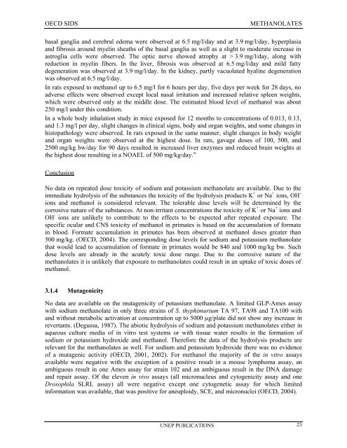 Sodium methanolate - ipcs inchem