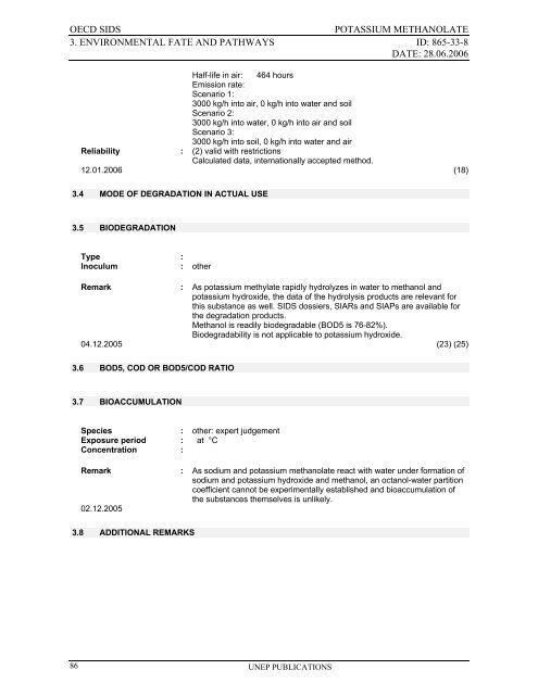 Sodium methanolate - ipcs inchem