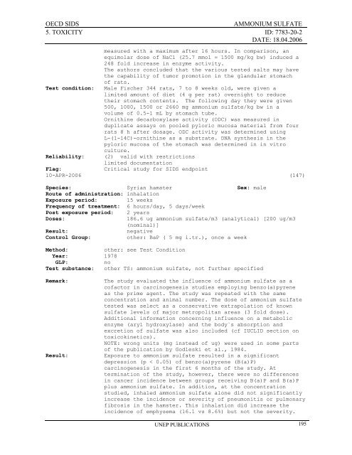 AMMONIUM SULFATE CAS NÂ°: 7783-20-2