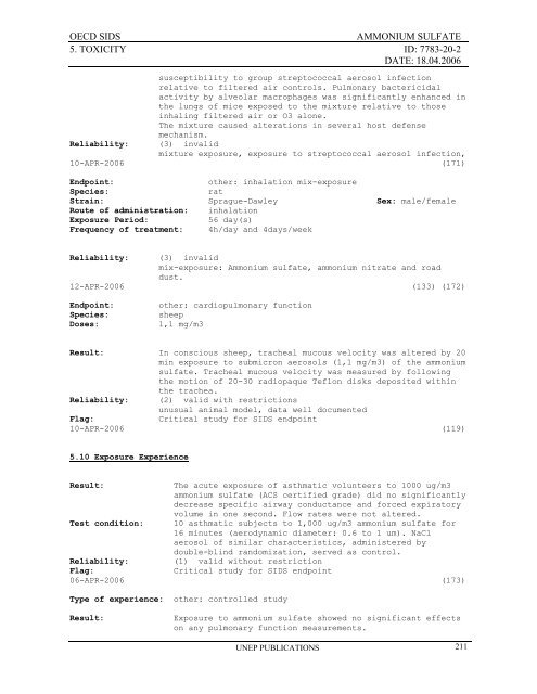 AMMONIUM SULFATE CAS NÂ°: 7783-20-2