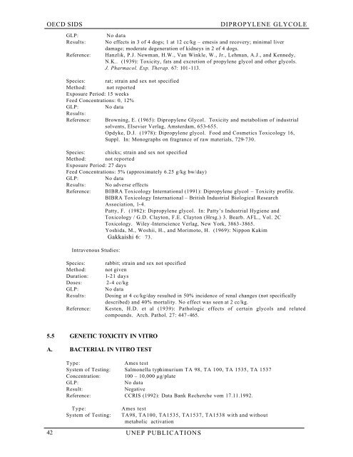 Dipropylene glycol (SIDS)