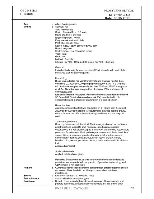 Dipropylene glycol (SIDS)