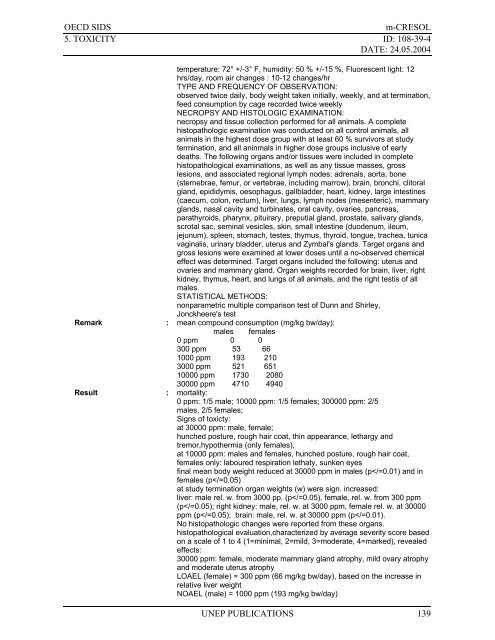 m-Cresol - ipcs inchem