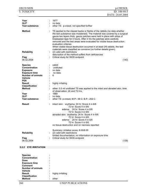 m-Cresol - ipcs inchem