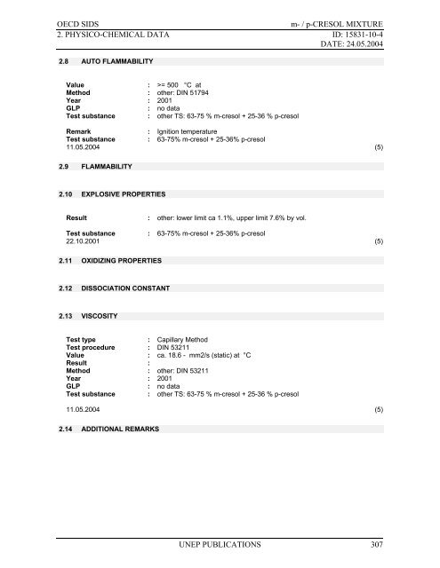 m-Cresol - ipcs inchem