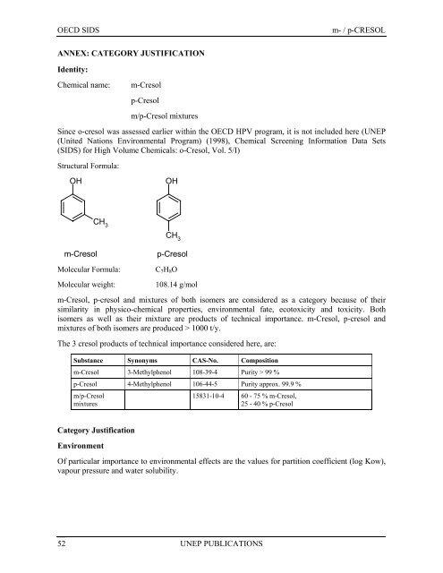 m-Cresol - ipcs inchem