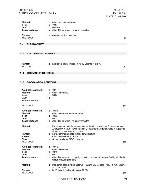 m-Cresol - ipcs inchem