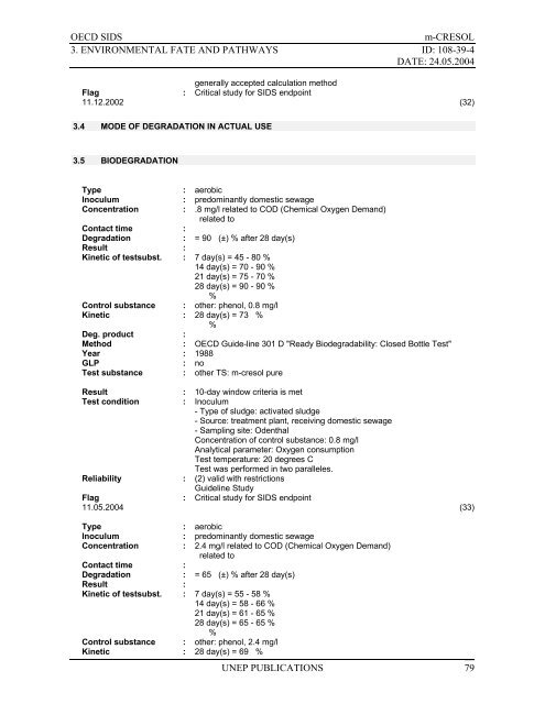 m-Cresol - ipcs inchem