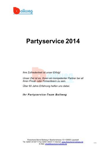 Download - Fleischerei und Partyservice Bollweg in Lippstadt