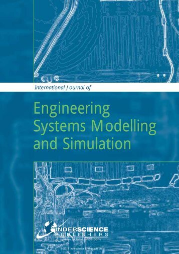 Engineering Systems Modelling and Simulation - Inderscience ...