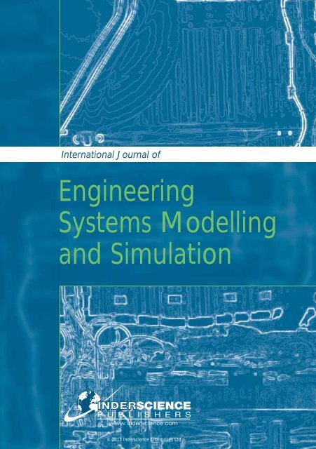 Engineering Systems Modelling and Simulation - Inderscience ...