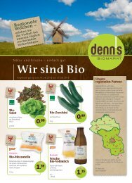 Wir sind Bio - denn's Biomarkt