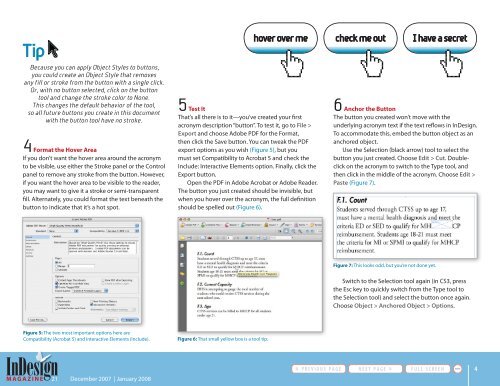 Build PDF Tool Tips Inside InDesign - InDesign User Group