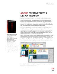 Adobe Creative Suite 4 Design Premium What's New