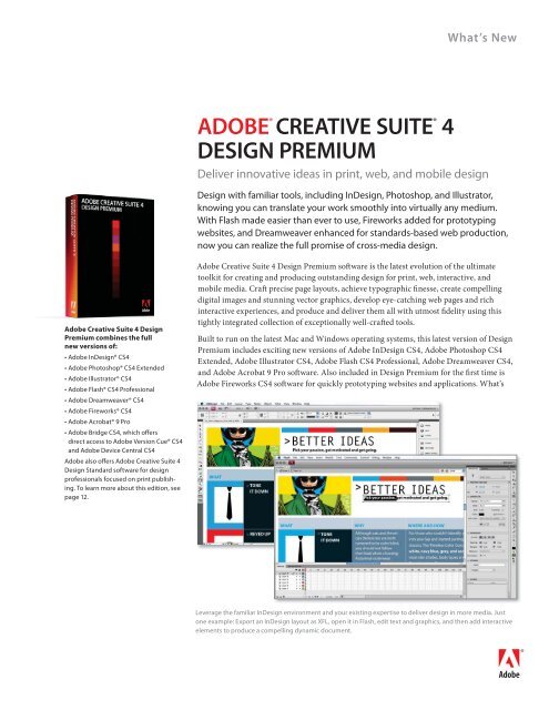 Adobe Creative Suite Cs4 Mac Free Download
