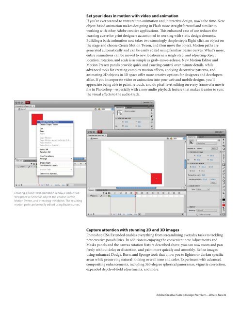 Adobe Creative Suite 4 Design Premium What's New