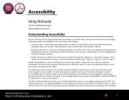 Accessibility: It's the Law - InDesign User Group