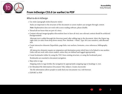 Accessibility: It's the Law - InDesign User Group