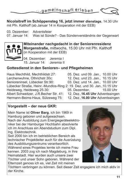 Dezember / Januar - Hoffnungsgemeinde