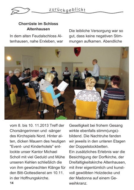 Dezember / Januar - Hoffnungsgemeinde