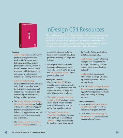 QuarkXPress to Adobe InDesign CS4 Conversion Guide