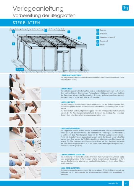 Verlegehinweise Thermosystem - tuj.de