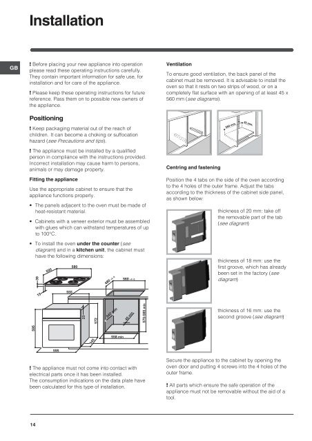 Istruzioni per l'uso - Indesit.at