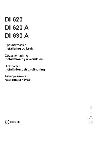 DI 620 DI 620 A DI 630 A - Indesit