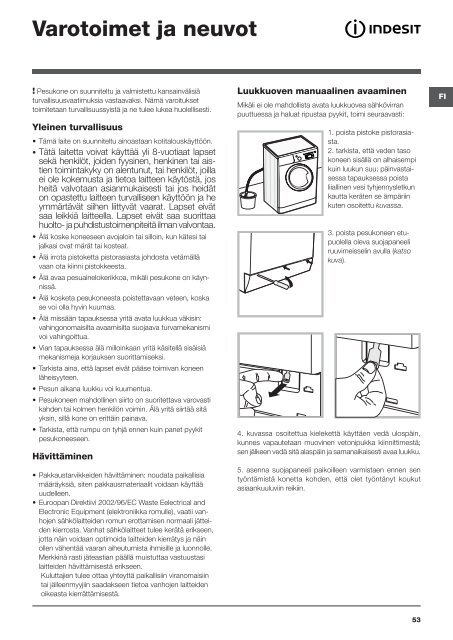 Gebruiksaanwijzing - Indesit