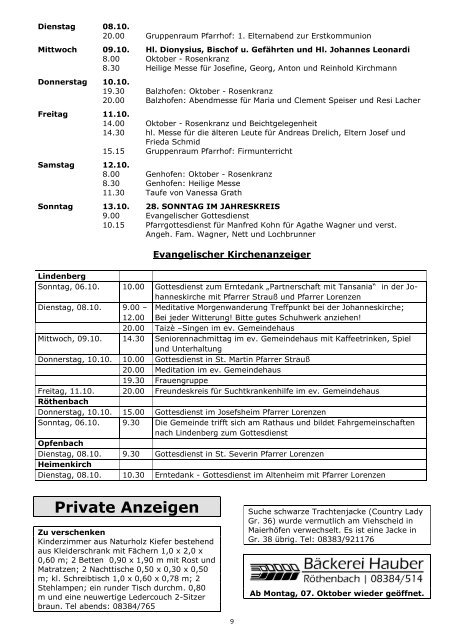 Mitteilungsblatt vom 02.10.2013.pdf - bei der ...