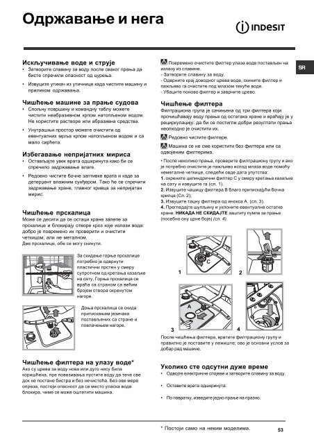 Instrukcja obs³ugi - Indesit