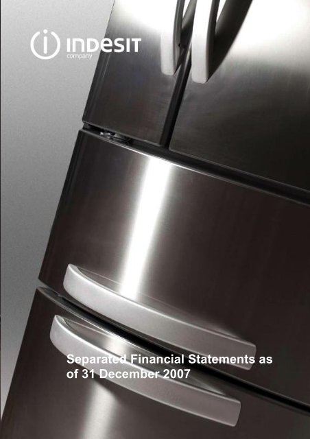 Separate Financial Statements 2007 - Indesit