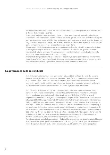 Bilancio di SostenibilitÃ  2011 - Indesit